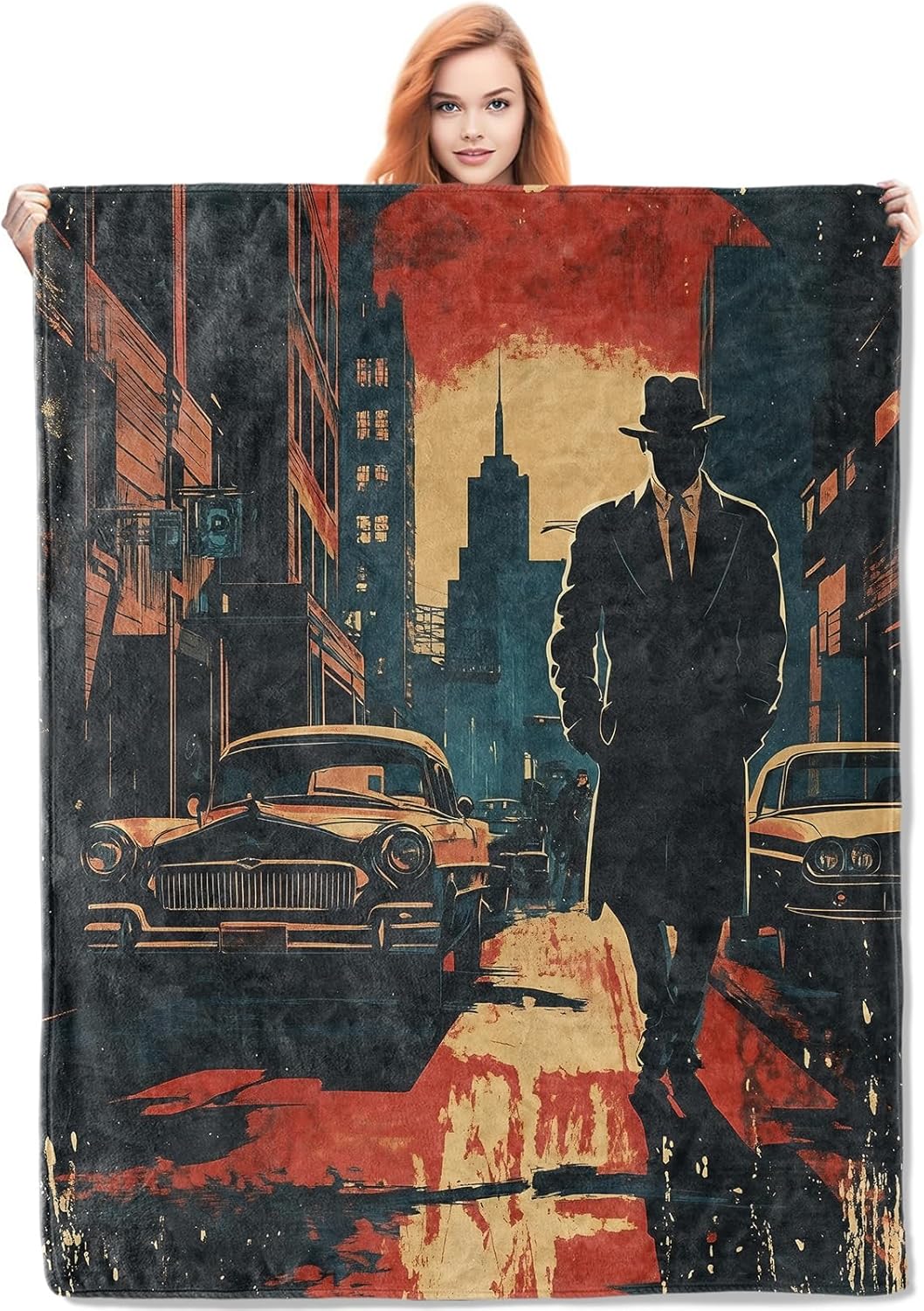 Home Textiles Towel - Noir Detective Blanket Gifts for Women