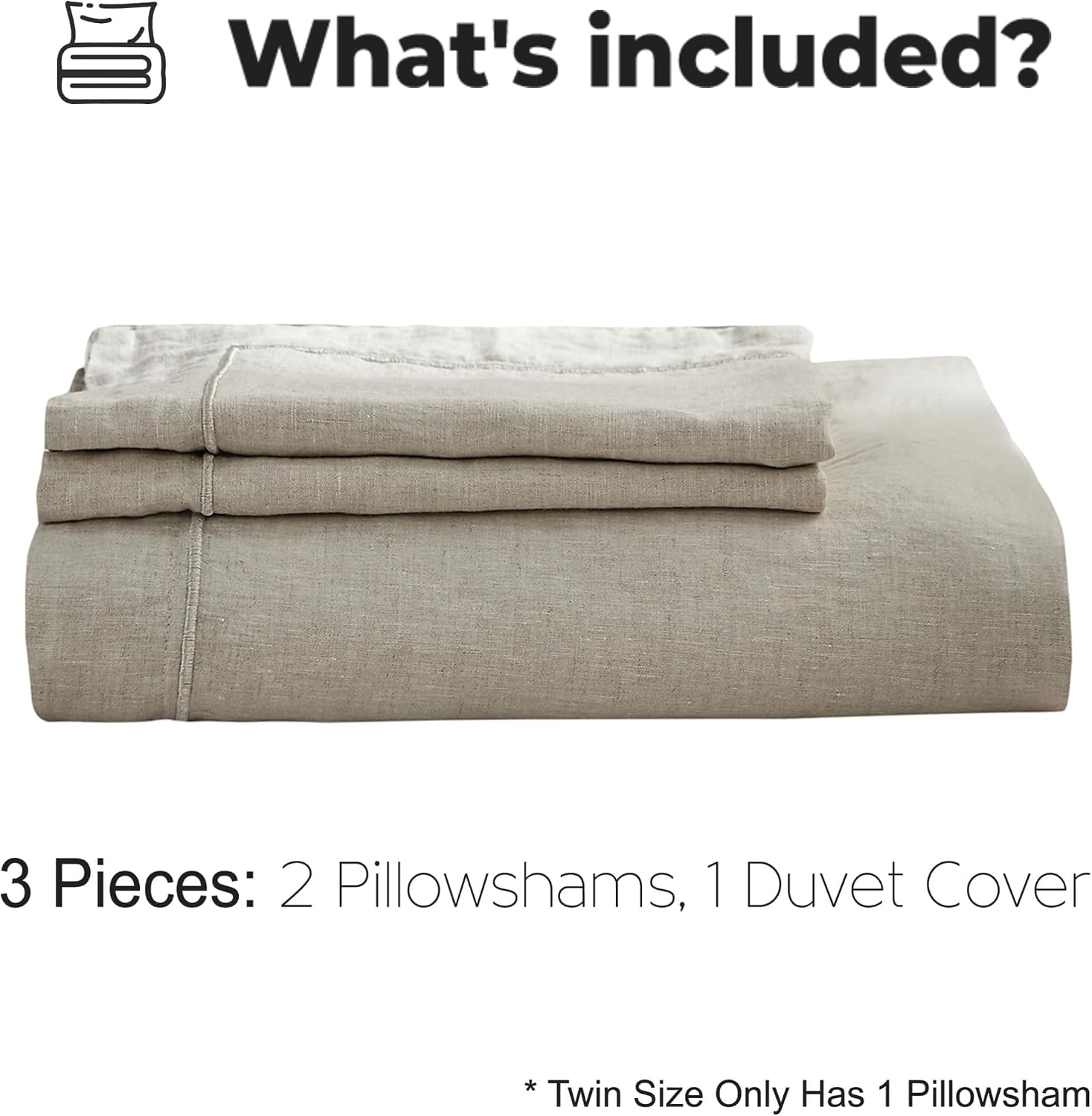 Pure Washed Linen Duvet Cover  - đánh giá và giá Linen Duvet Cover