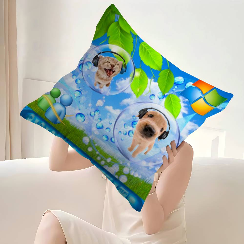 Frutiger Aero Art cushion  Pil - đánh giá và giá Home Art Textiles