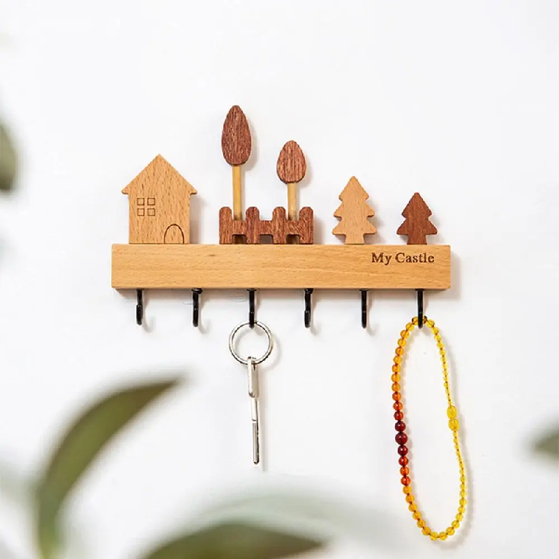 Charming Solid Wood Key Hook R - đánh giá và giá Home Textiles Towel