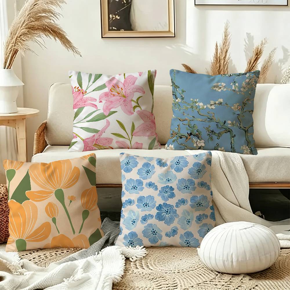 Abstract Flower Market Cushion - đánh giá và giá Home Textiles Market