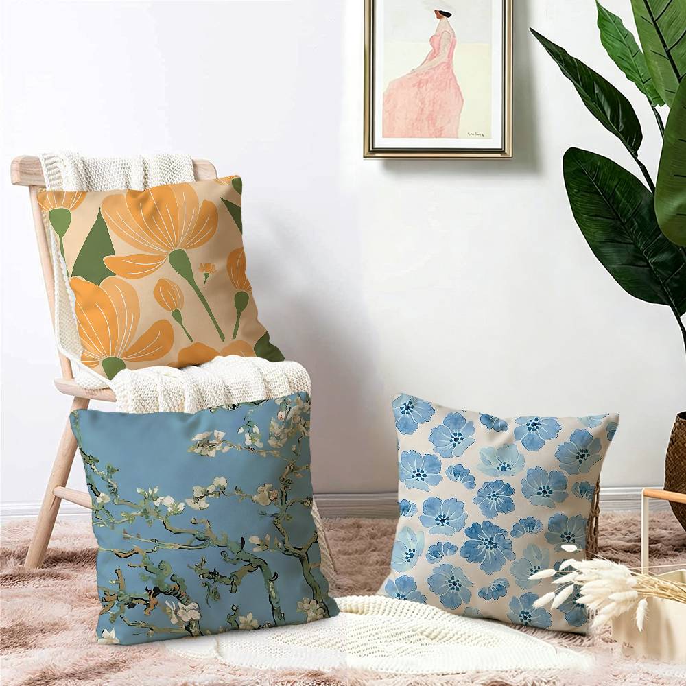 Abstract Flower Market Cushion - đánh giá và giá Home Textiles Market
