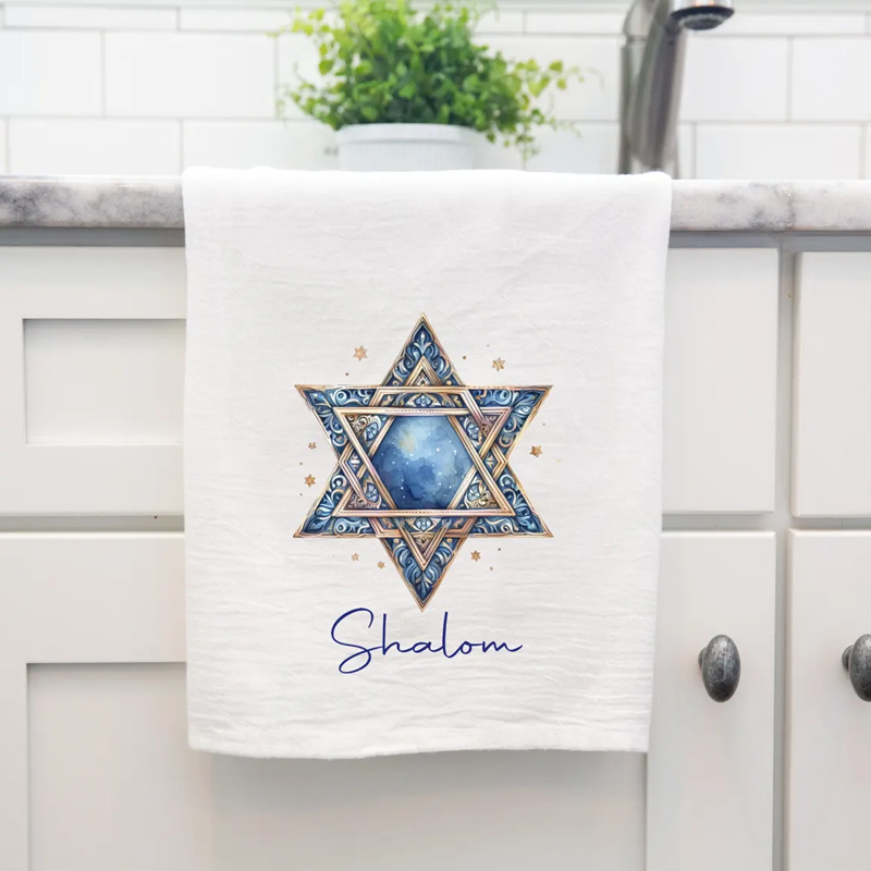 Hanukkah Kitchen Towel: Star o - đánh giá và giá Home Textiles Towel