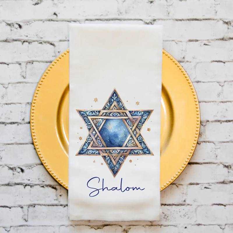 Hanukkah Kitchen Towel: Star o - đánh giá và giá Home Textiles Towel
