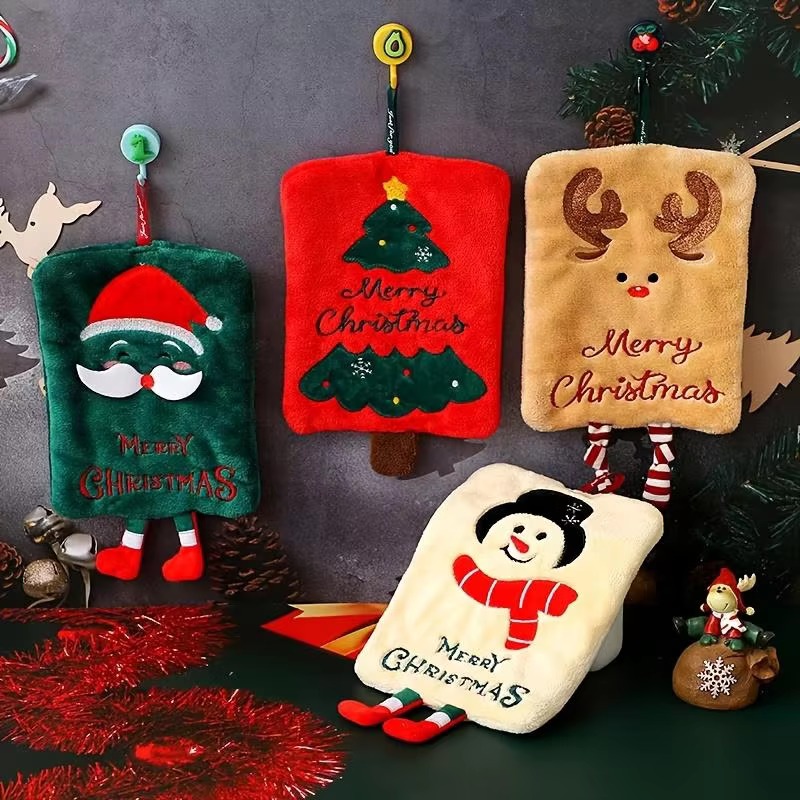 Christmas Hanging Hand Towel C - đánh giá và giá Home Textiles Towel