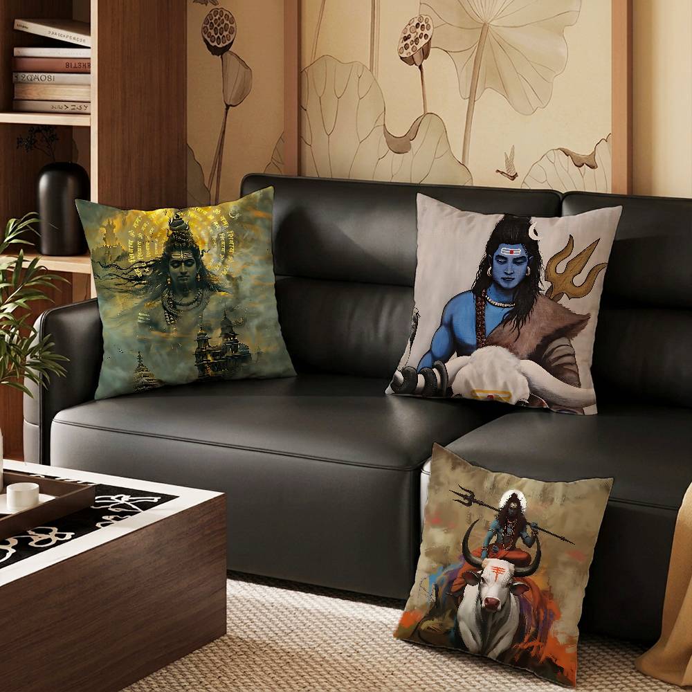 India Art Lord Shivasjpg pillo - đánh giá và giá Home Textiles India