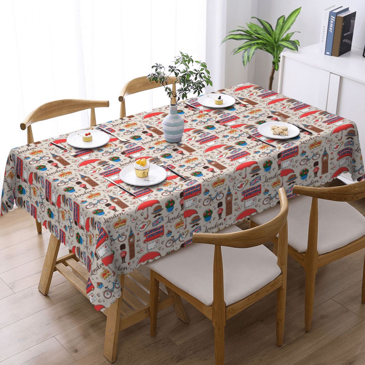 London Pattern Rectangular Tab - đánh giá và giá Home Textiles Uk