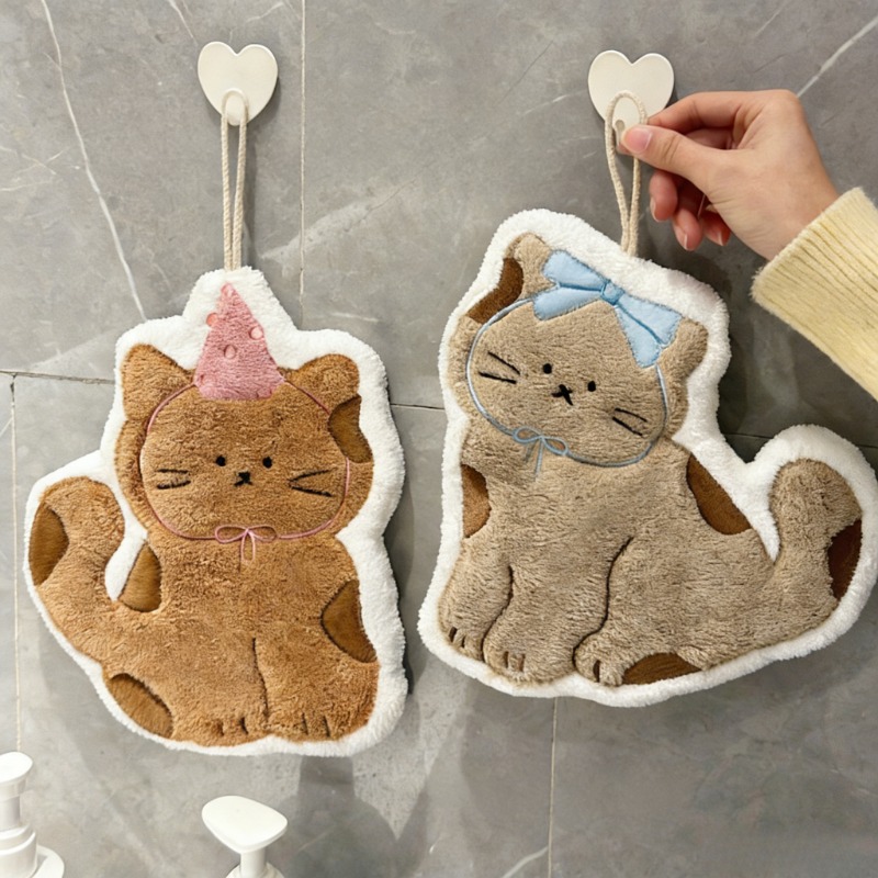 Creativity Cute Cat Shaped Han - đánh giá và giá Home Textiles Towel