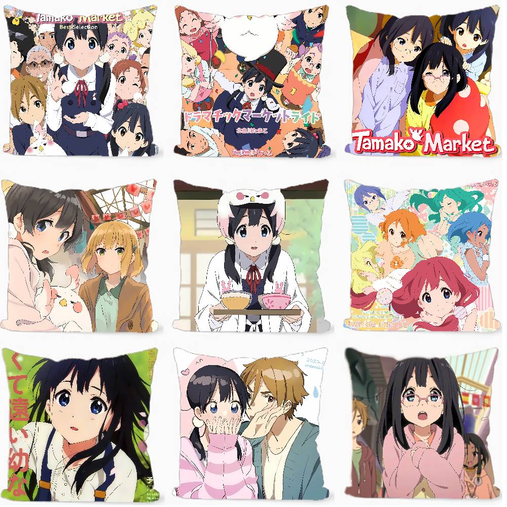 Anime T-Tamako Market 45*45cm  - đánh giá và giá Home Textiles Market