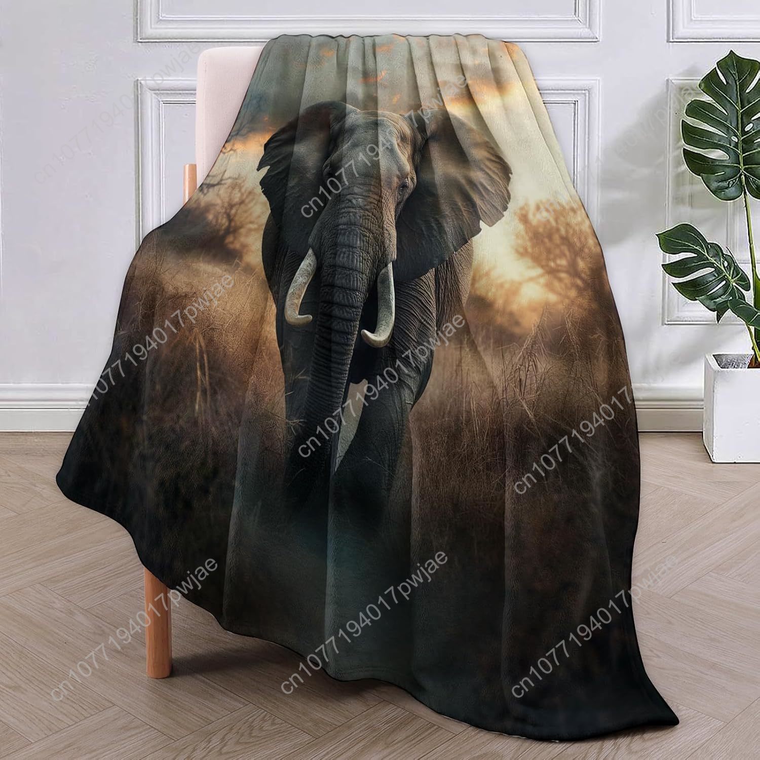 Elephant Fleece Blanket, Reali - đánh giá và giá Home Textiles Towel