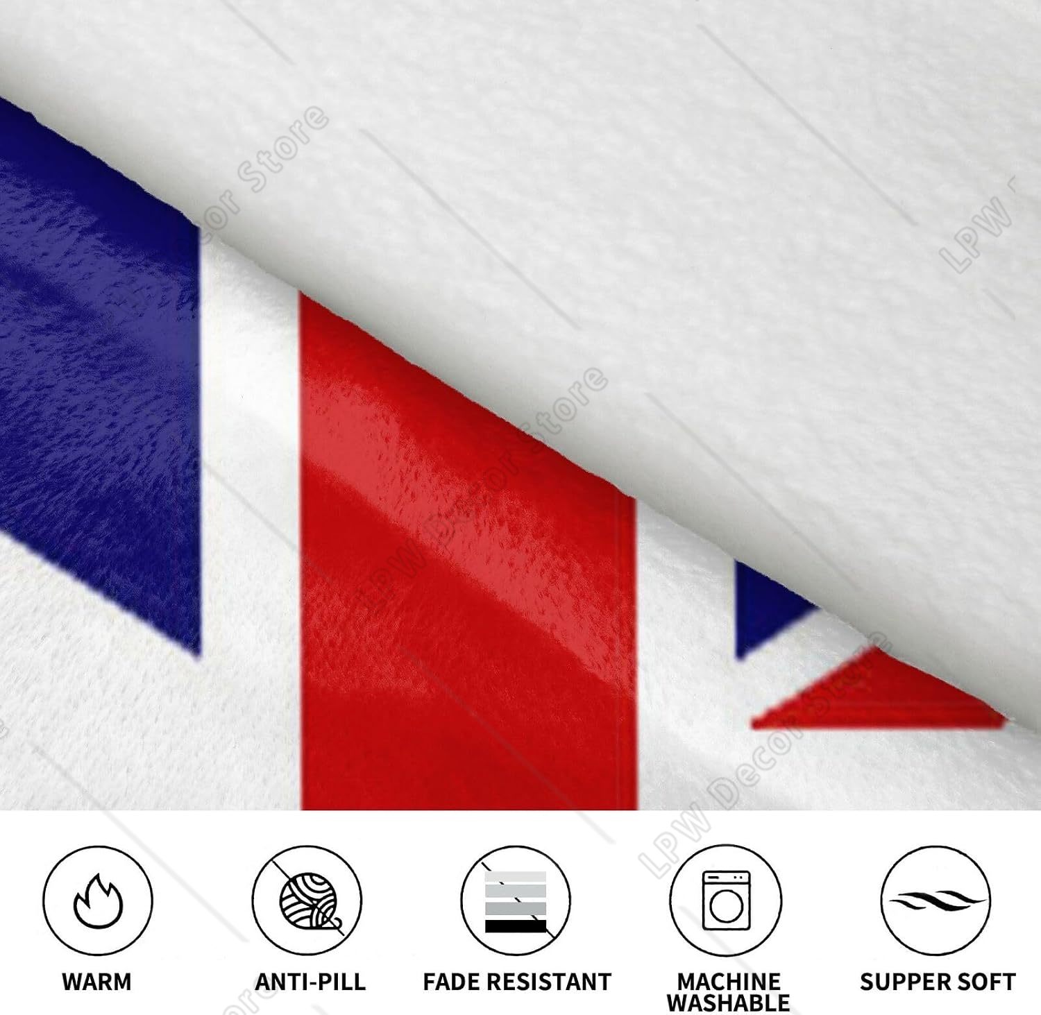 Uk Flag Print Blanket Hoodies  - đánh giá và giá Home Textiles Uk