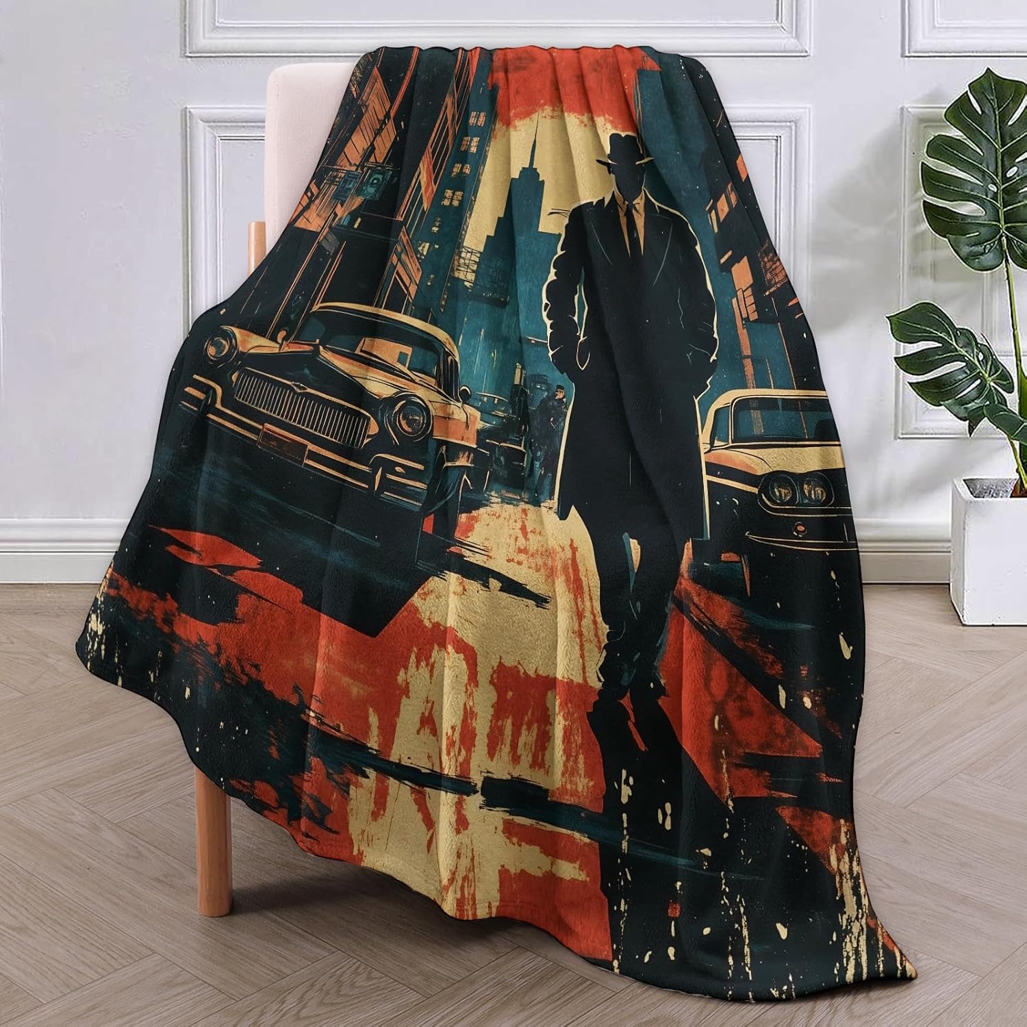 Noir Detective Blanket Gifts f - đánh giá và giá Home Textiles Towel