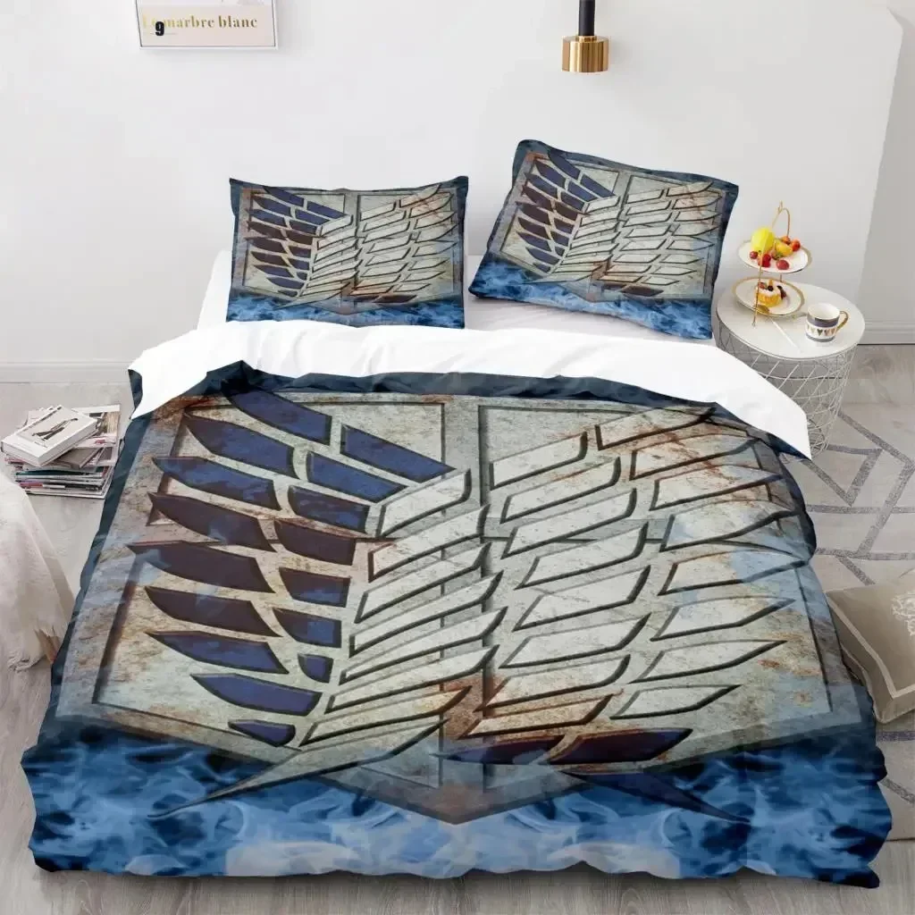 Anime Attack On Titan Home Tex - đánh giá và giá Linen Duvet Cover