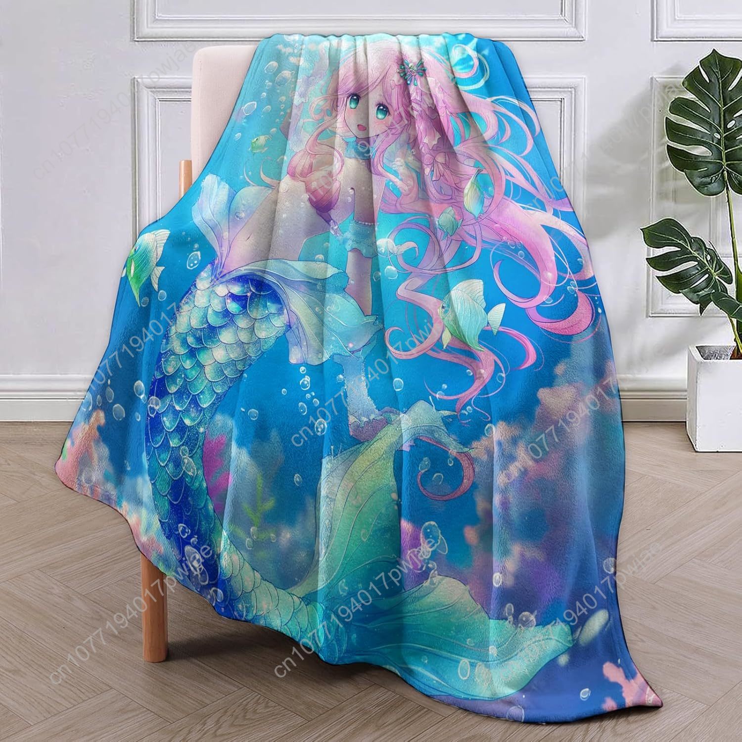 Cute Mermaid Blanket Cartoon F - đánh giá và giá Home Textiles Towel