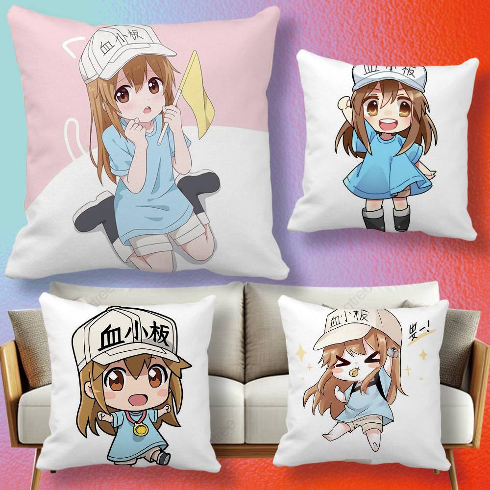 Anime Cells at Work  Pillow co - đánh giá và giá Home Textiles Definition