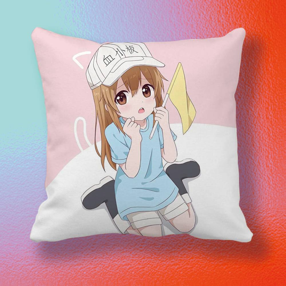 Anime Cells at Work  Pillow co - đánh giá và giá Home Textiles Definition