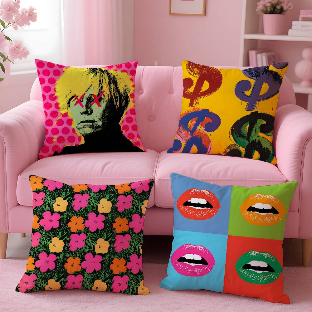 A-Andy W-Warhol Art Pillow Cas - đánh giá và giá Home Art Textiles
