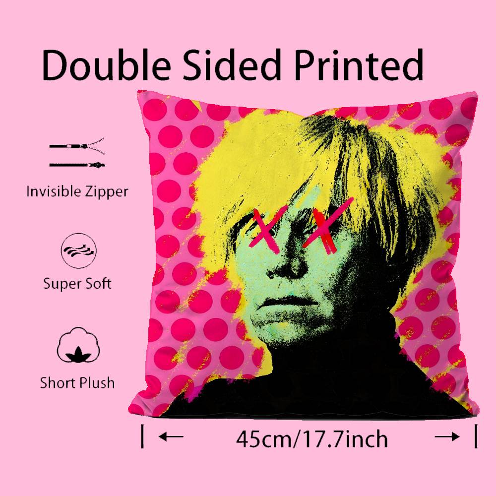 A-Andy W-Warhol Art Pillow Cas - đánh giá và giá Home Art Textiles